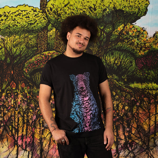 Organic cotton t-shirt "Blueberry Bear"