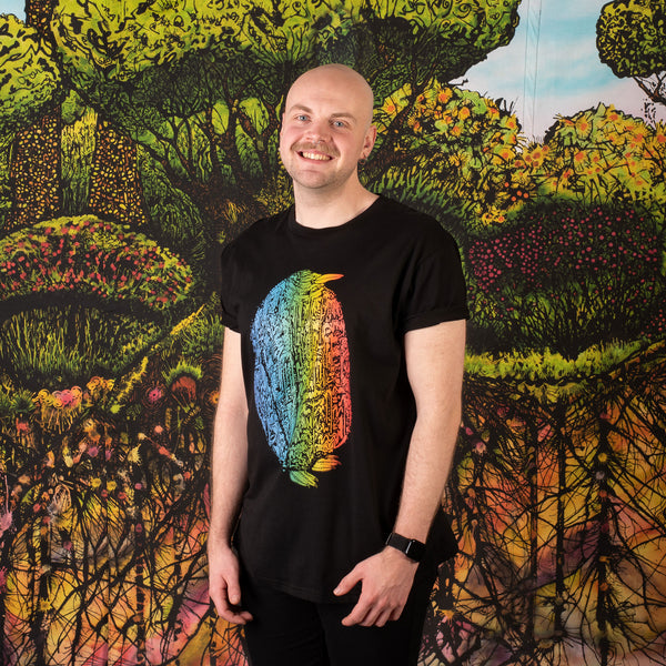 Organic cotton t-shirt "808 Penguin"