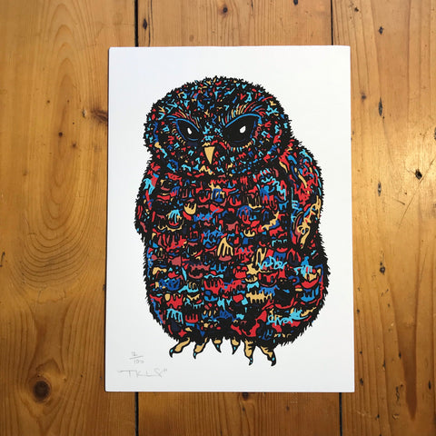 "Ninja Owl" Print: Art Print